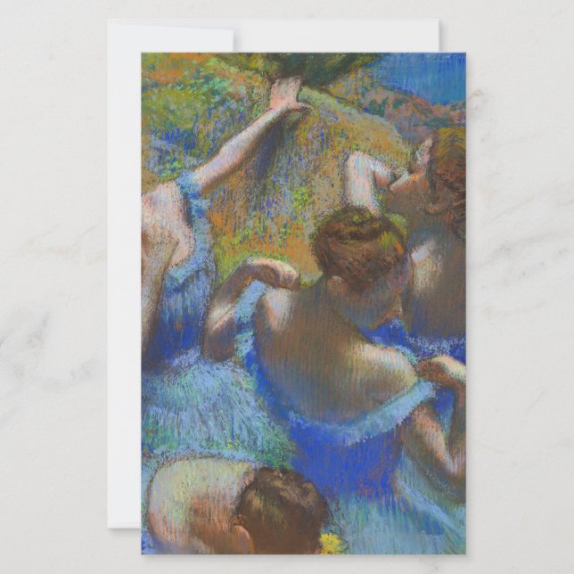 Degas Danseuses Bleues Pastel Chef-d'œuvre d'Art (Devant)