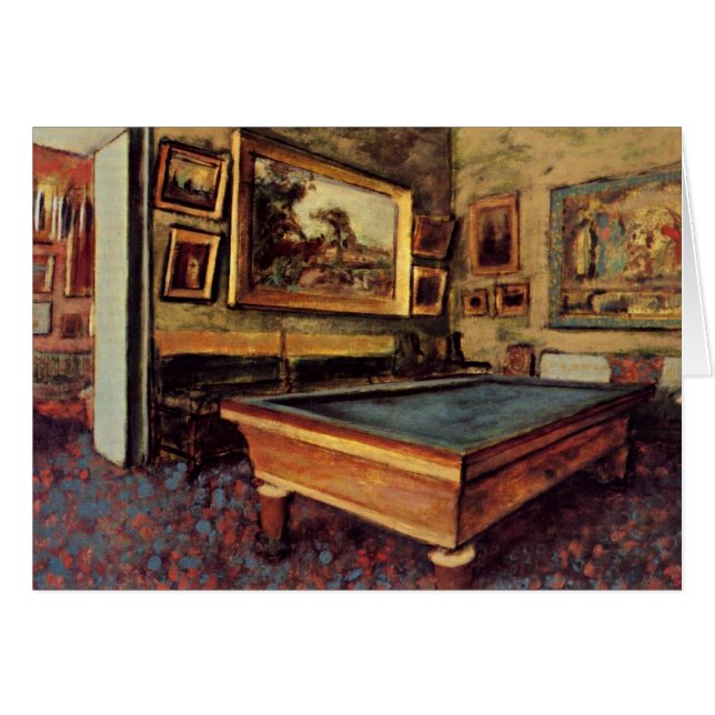 Degas - La Salle Billard (Devant horizontal)