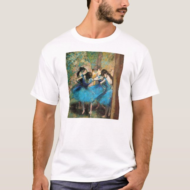 Dégazez le T-shirt bleu de danseurs (Devant)