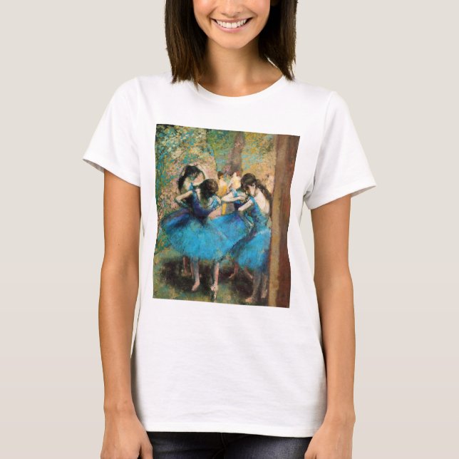 Dégazez le T-shirt bleu de danseurs (Devant)