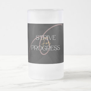 Dégivrée de la tasse de verre pour le progrès