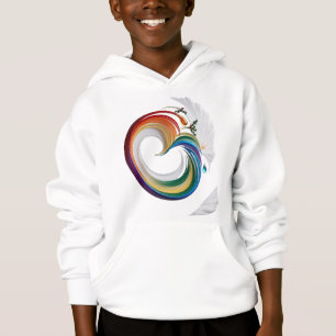 Dégradé Arc-en-Ciel Abstrait En Quilling Enfant Dy
