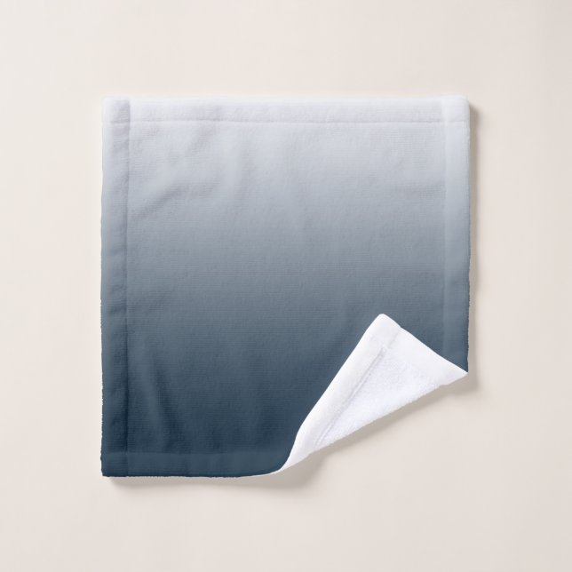 Dégradé bleu (Gant de toilette)