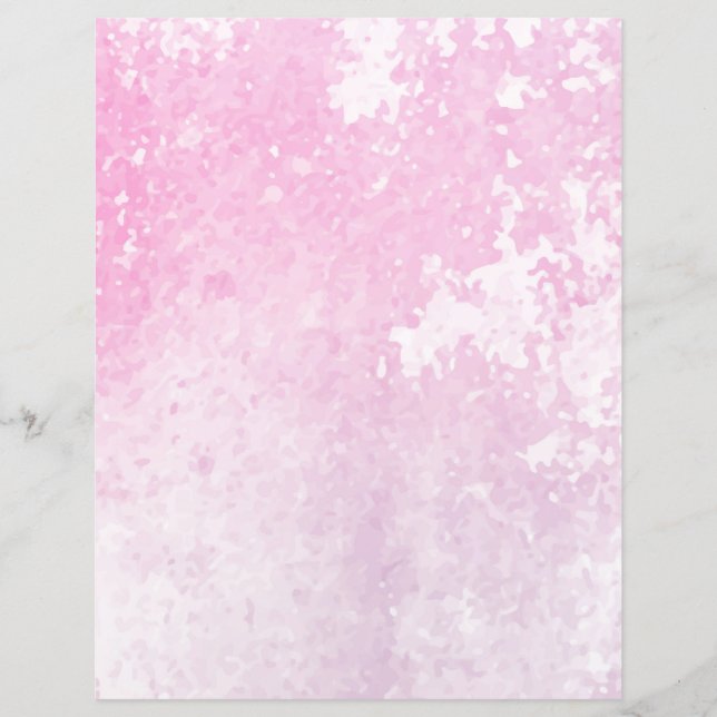Dégradé d'aquarelle rose grunge pastel doux  (Devant)