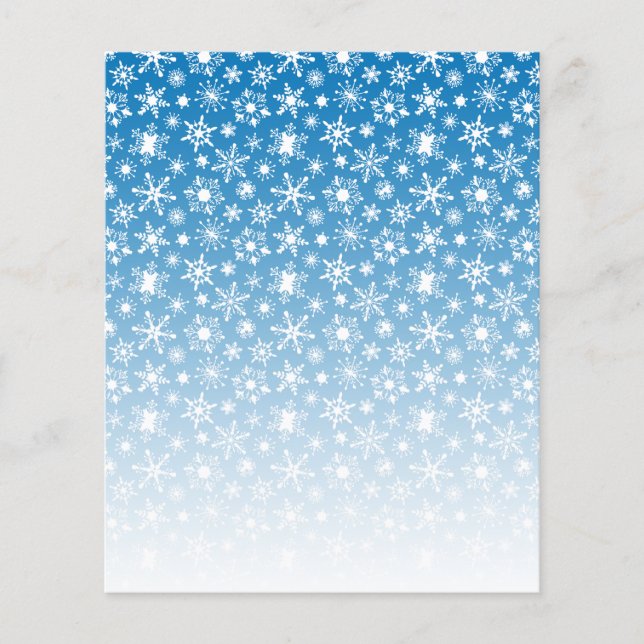 Dégradé de flocon de neige (Devant)