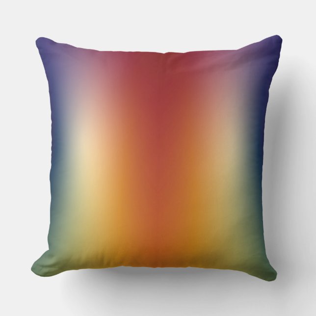 dégradé de forme libre sur coussin jeté (Recto)