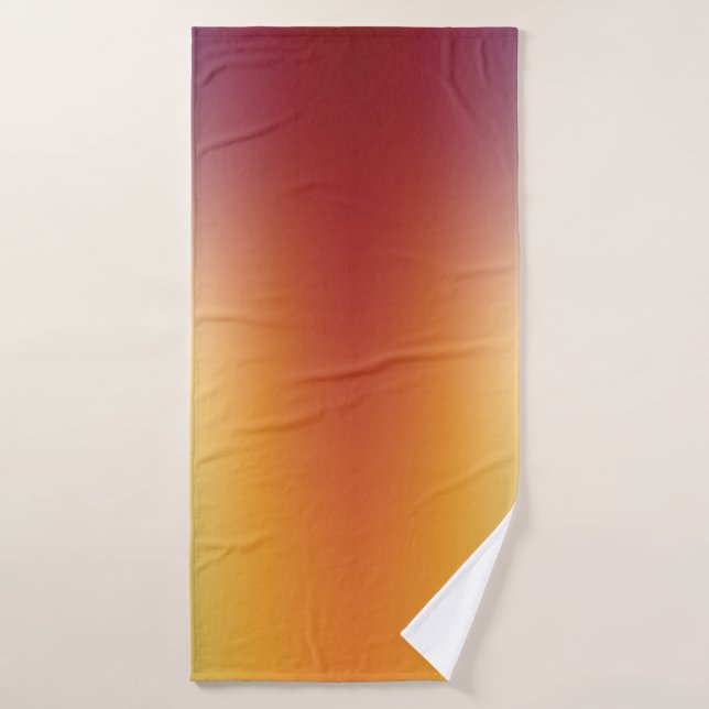 dégradé de forme libre sur serviette de bain (Serviette de bain)