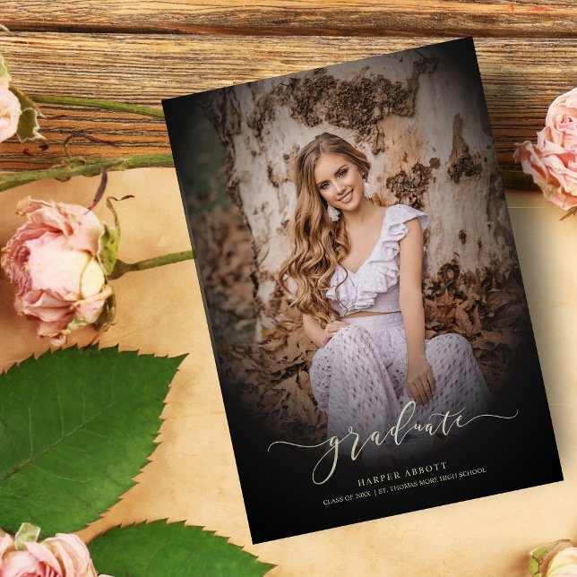 Dégradé de la photo Élégant script de calligraphie (Créateur téléchargé)