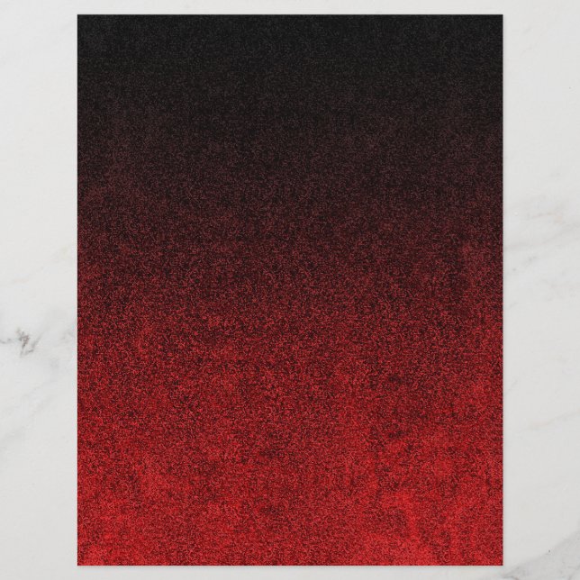 Dégradé de Parties scintillant rouge et noire (Devant)