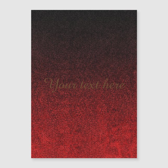 Dégradé de Parties scintillant rouge et noire (Devant)