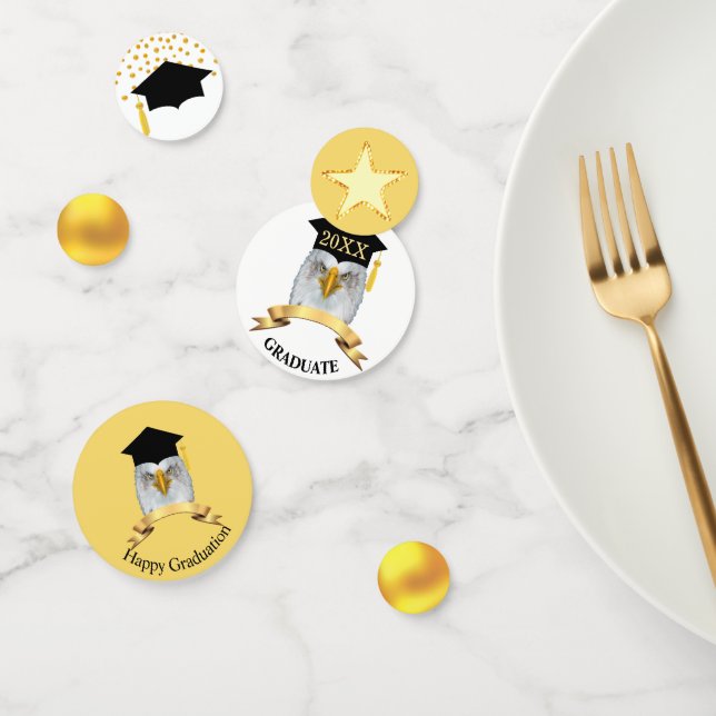 Dégradé en confettis noirs et dorés (Groupe)