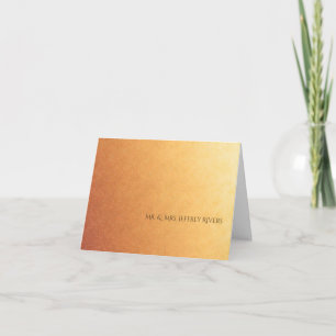 Dégradé Ombre du coucher de soleil Merci simple