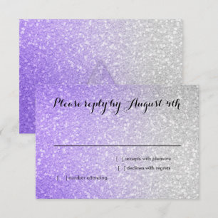 Dégradé Pailleté RSVP Violet