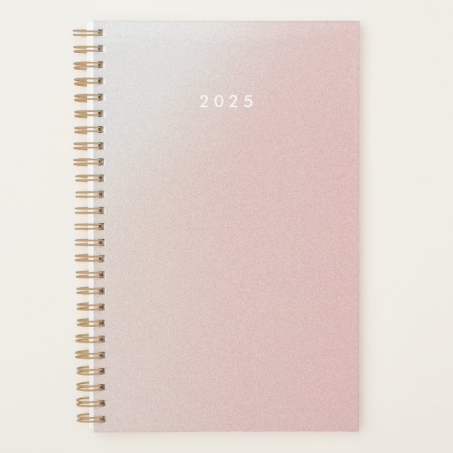 Dégradé Rose Pastel Personnalisé 2025 (Devant)