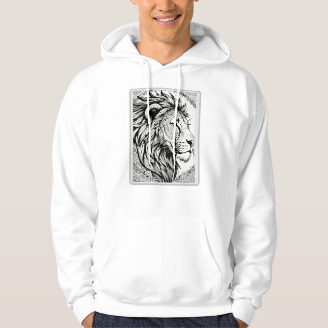 Degré Sweat - shirt à capuche masculin. (Devant)