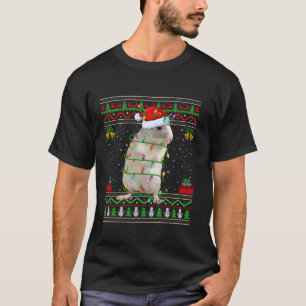 Degu Christmas Lights Père Noël Ugly Sweat Noël