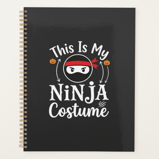 Déguisement de ninja drôle Design Halloween_1 (Devant)