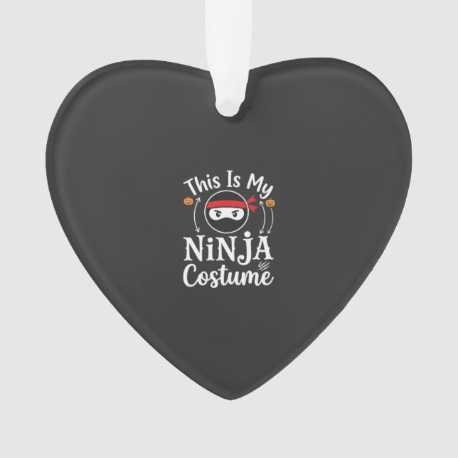 Déguisement de ninja drôle Design Halloween_1 (devant)
