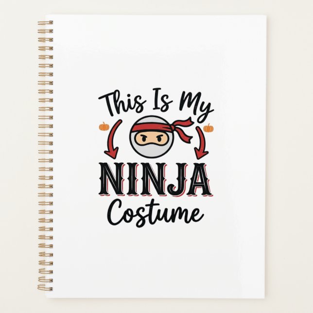 Déguisement de ninja drôle Design vectoriel Hallow (Devant)