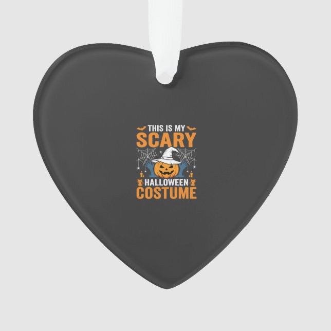 Déguisement de sorcière citrouille Halloween effra (devant)