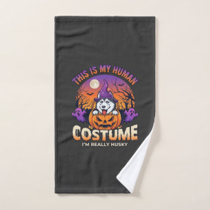 Déguisement Humain Husky Citrouille Halloween Fant