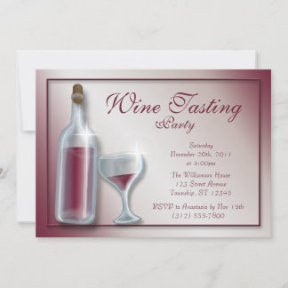 Dégustation de vin ~ Invitations de Bourgogne