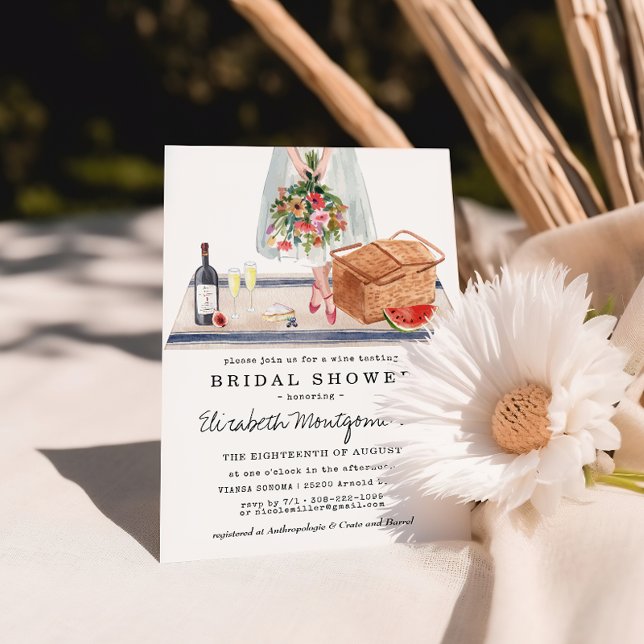 Dégustation Élégante De Vins | Fête des mariées de (Créateur téléchargé)