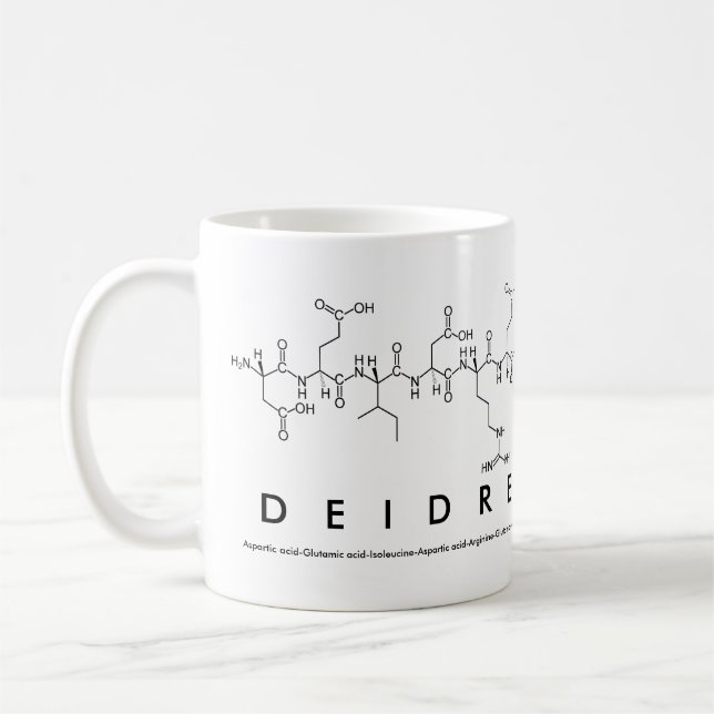 Deidre peptide nom mug (Gauche)