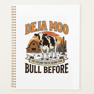 Deja Moo Funny Cow Western Vintage Shirt Design_1