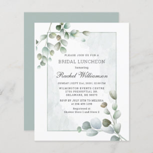 Déjeuner nuptial Budget Eucalyptus Vert