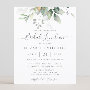 Déjeuner nuptial Eucalyptus Budget