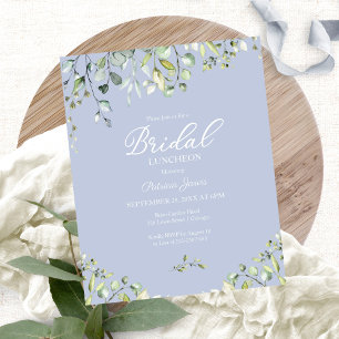 Déjeuner nuptial vert Invitation budgétaire