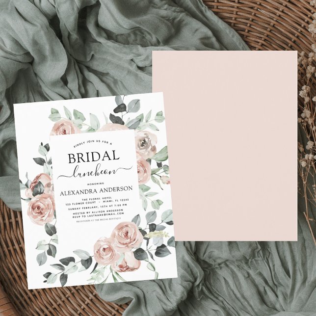 Déjeuner sur la Fête des mariées rose Dusty Budget (Créateur téléchargé)