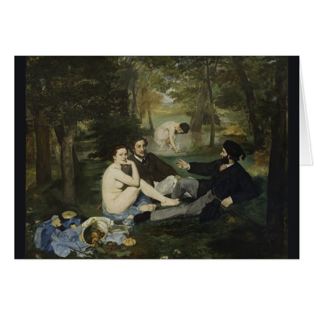 Déjeuner sur l'Herbe Edouard Manet (Devant horizontal)
