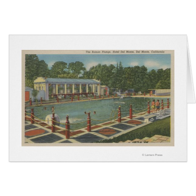 Del Monte, CA - Le Plunge Romain à l'Hôtel (Devant horizontal)