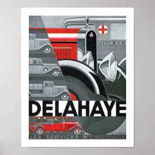 Delahaye Art Déco Automobile Ad