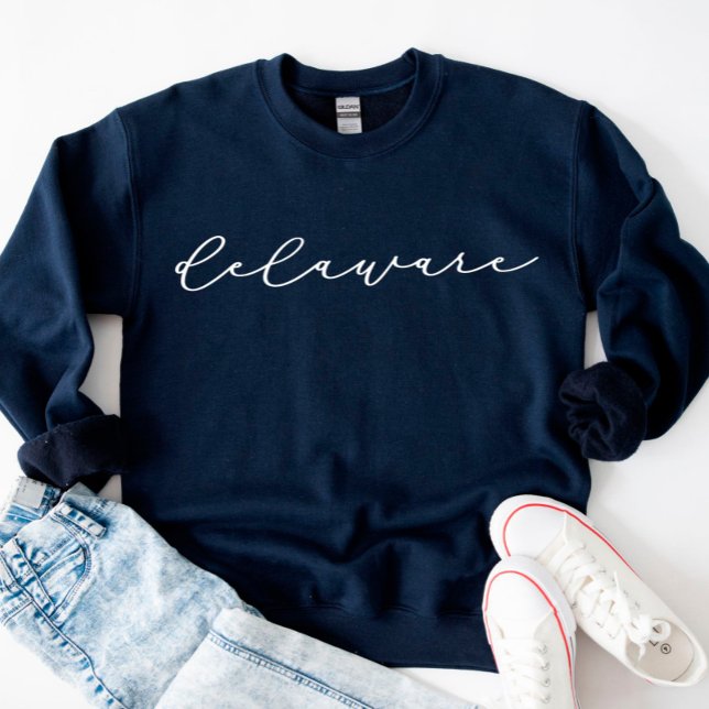 Delaware Script State Sweatshirt (Créateur téléchargé)