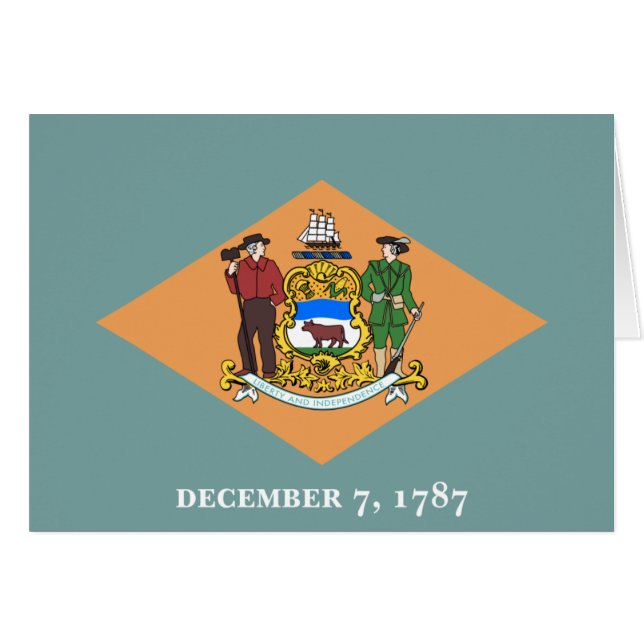 Delaware The Diamond US State Flag (Devant horizontal)