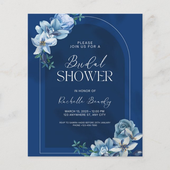Delft Bleu Blanc Chinoiserie Floral Mariage  (Devant)