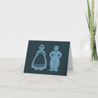 Delft Blue Deux Cartes pour notes