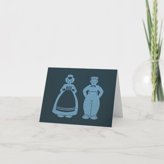 Delft Blue Deux Cartes pour notes (Devant)