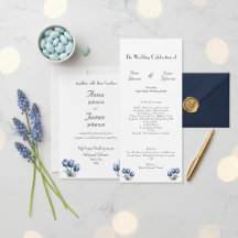 Delft Blue Tulip, invitation de mariage personnali