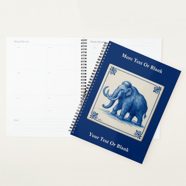 Delft Wooly Mammoth (Devant avec enveloppe)