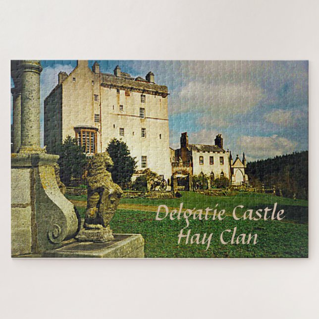 Delgatie Castle - Hay Clan Jigsaw Puzzle (Horizontal)