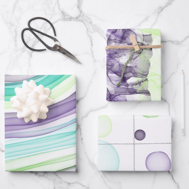 Délicat arc-en-ciel couleurs feuilles papier d'emb (Recto)