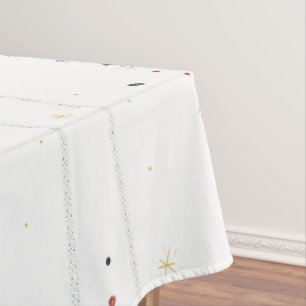 Délicat Motif d'hiver moderne nappe blanche