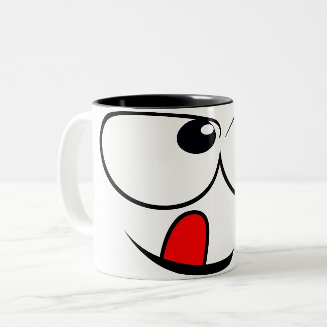 Délicat mug emoj (Devant gauche)