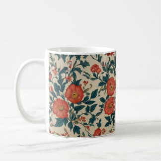 Délicat Mug Fleur Féminine