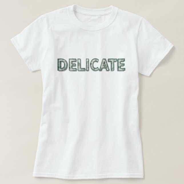 DELICATE - Verre Elegant T-shirt blanc femme (Design devant)