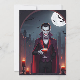 Délice de Dracula – Carte de vœux d'Halloween